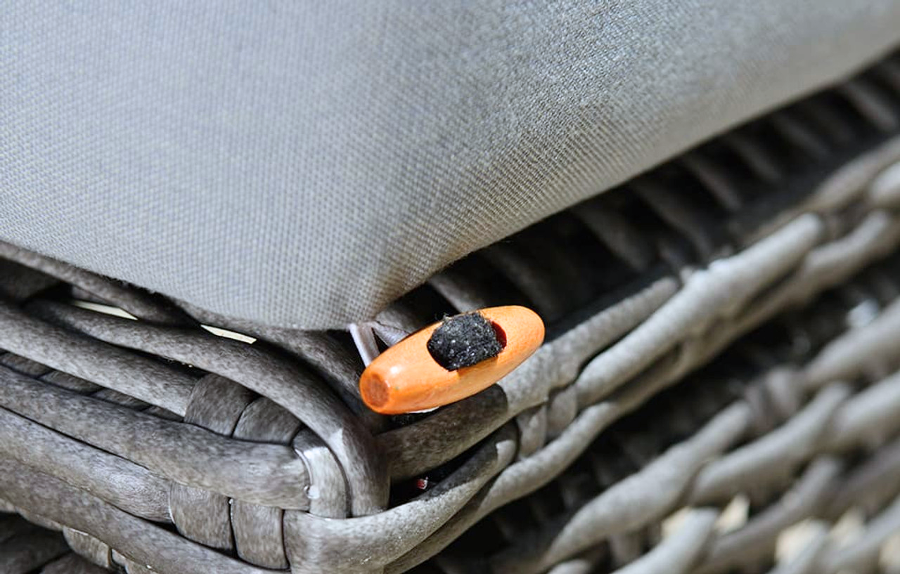 Marbella Grey 5 Seater Chaise Garden Sofa and Armchair Lounge Set