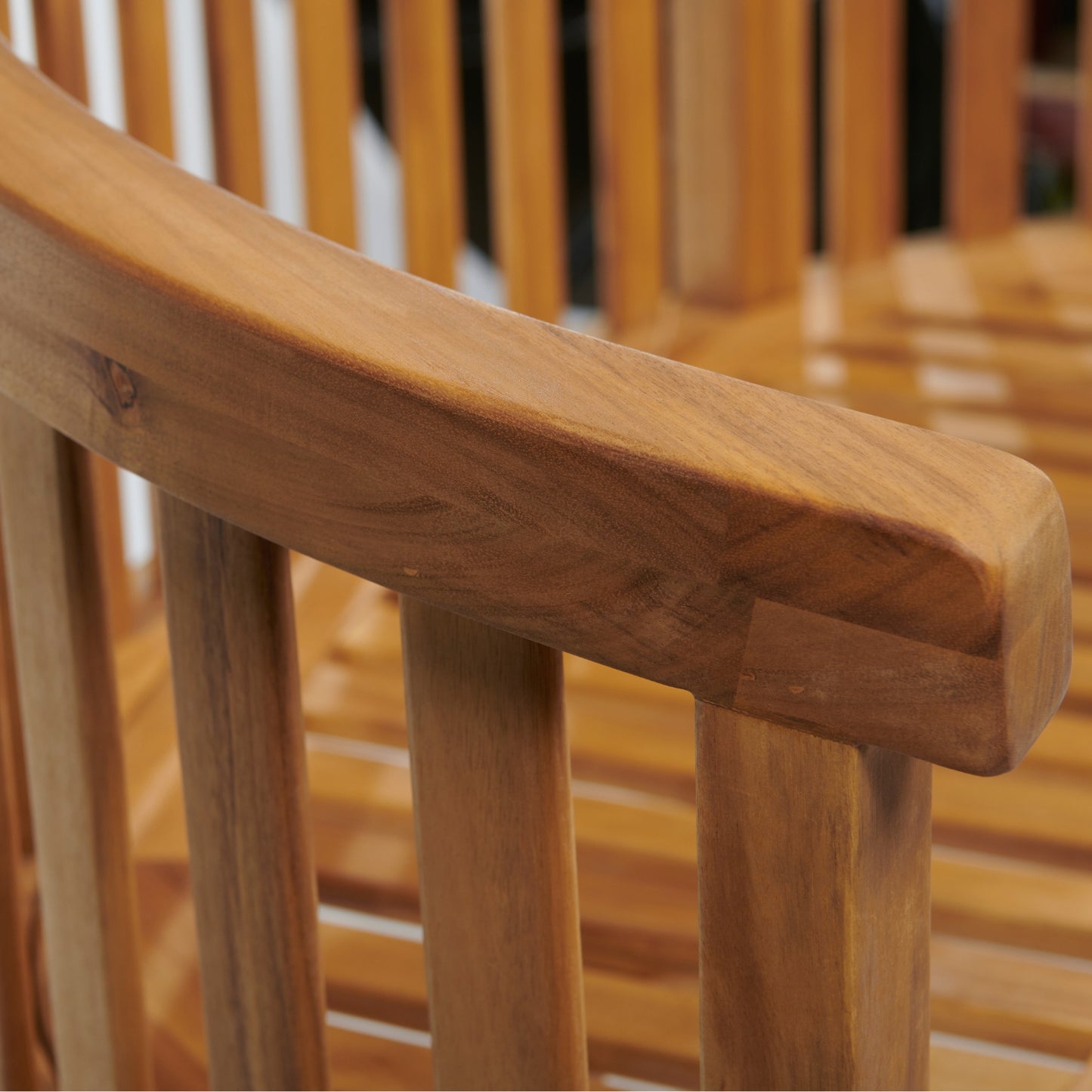 Woodfield Banana Bench - Natural