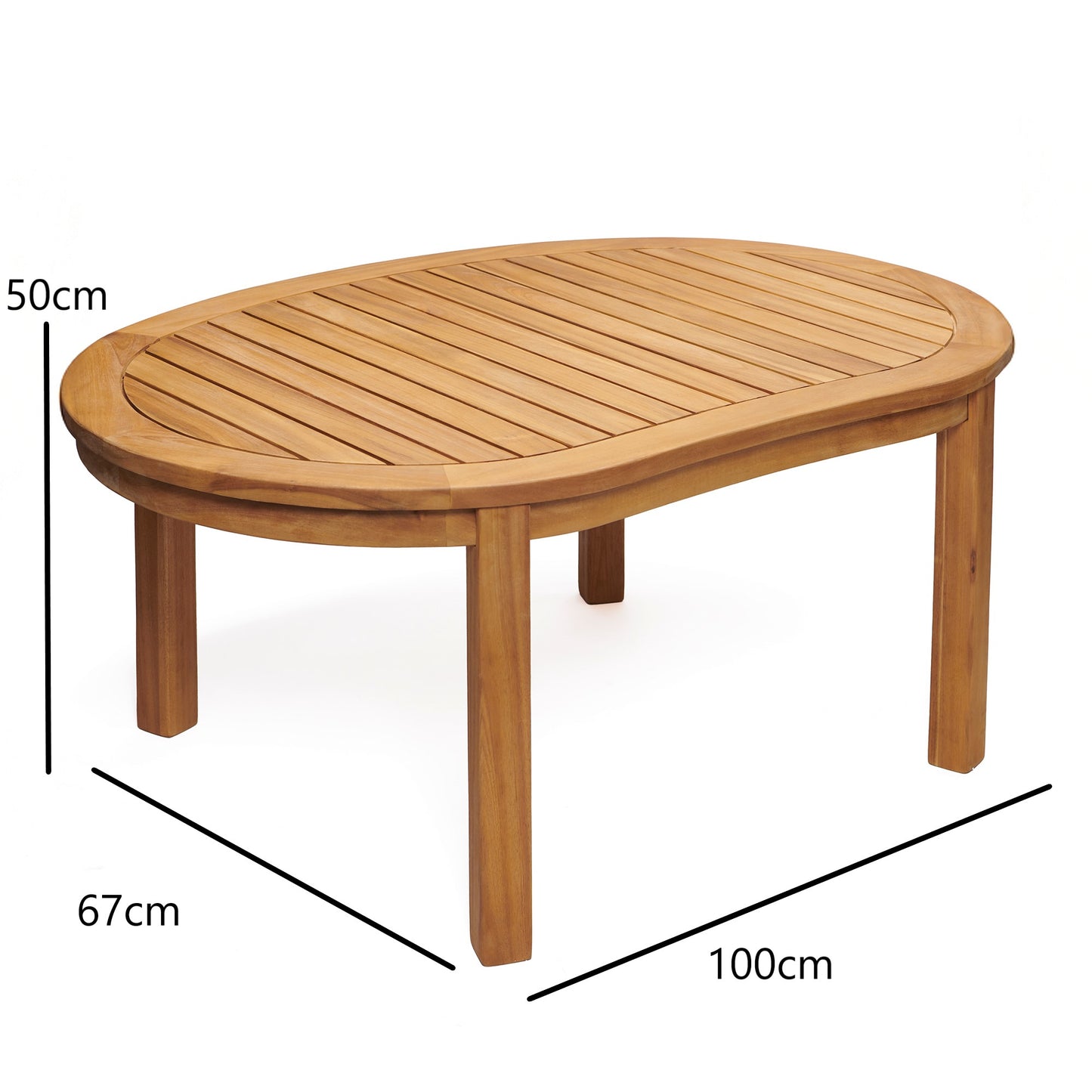 Woodfield Banana Table - Natural