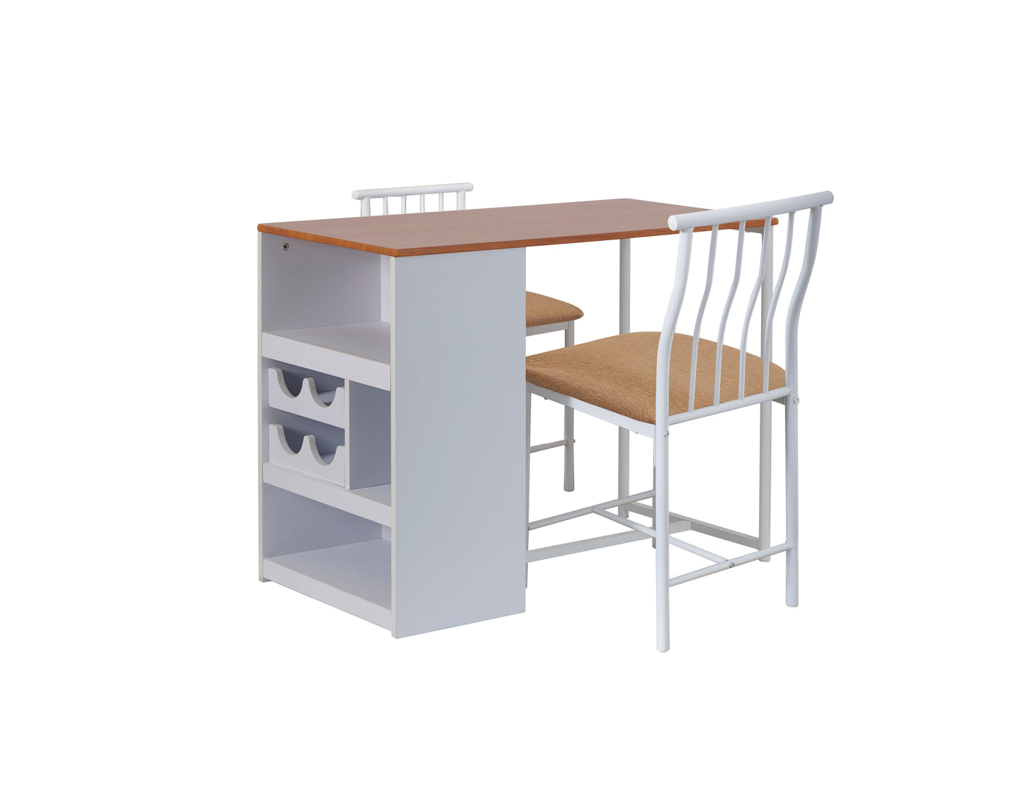 Compact Bistro Dining Set - white