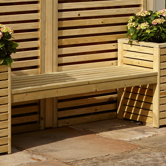 Garden Lover Seat Set with Planters & Screens
