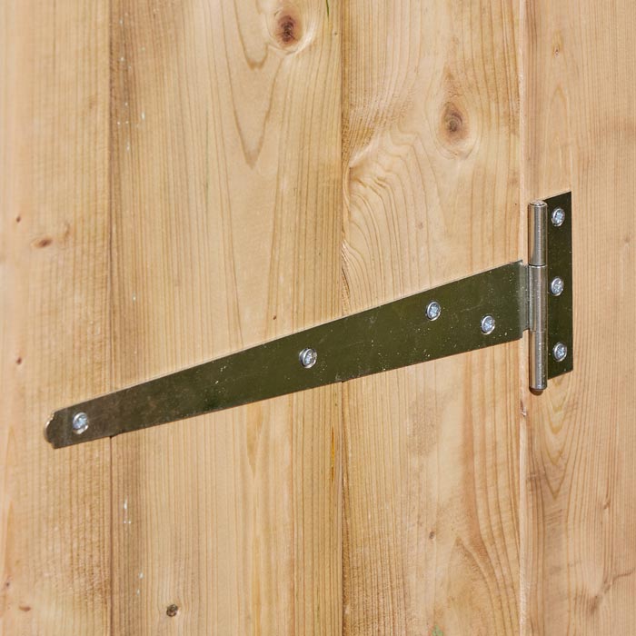 Rowlinson 4x4 Double Door Shiplap Pent Shed