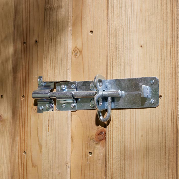 Rowlinson 4x4 Double Door Shiplap Pent Shed