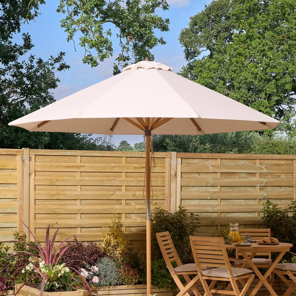 Ashdown Wooden Parasol - 2.5m