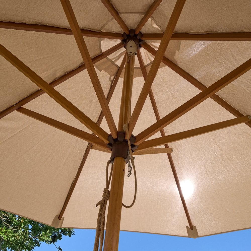 Ashdown Wooden Parasol - 2.5m