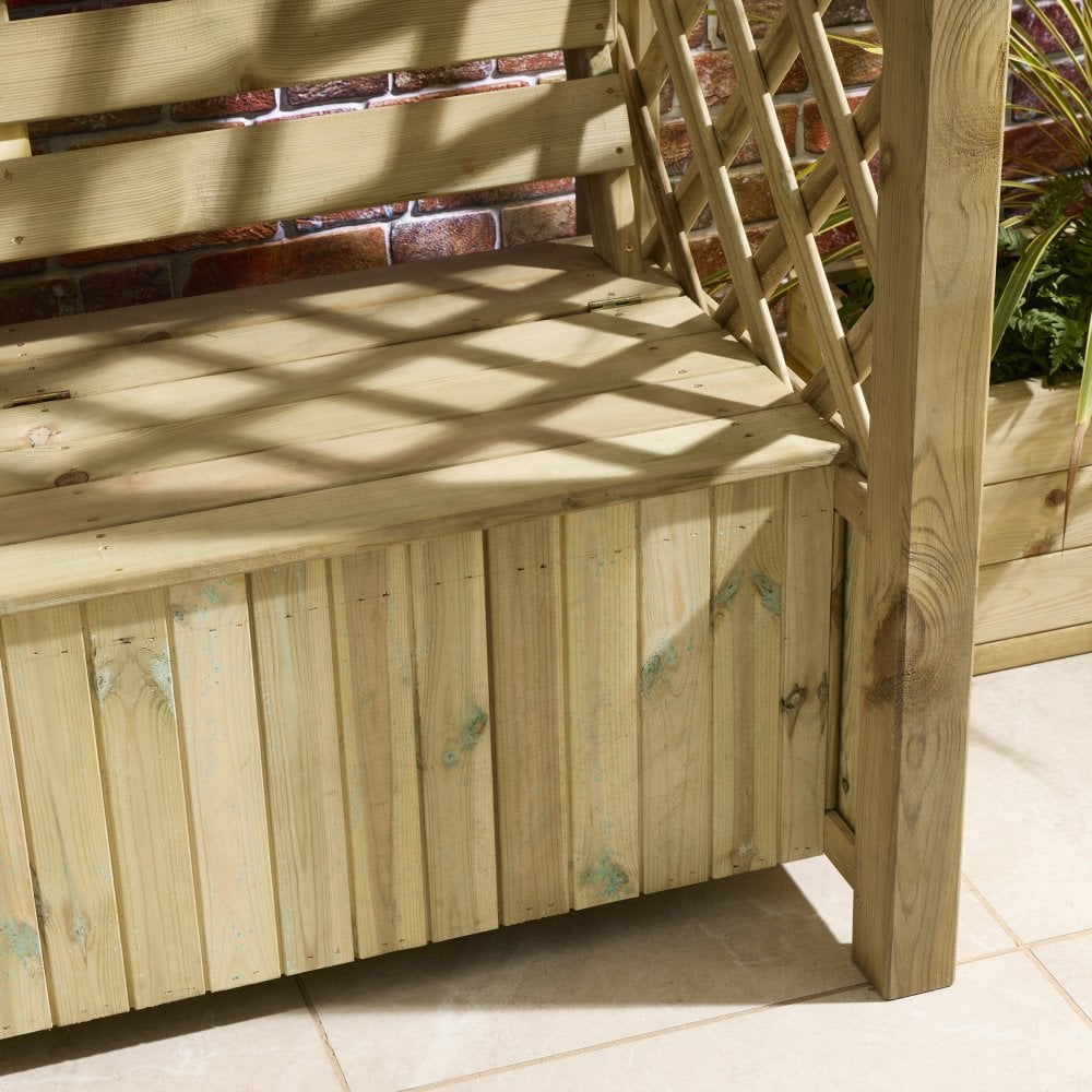 Chiltern Arbour with Storage Box - Garden Shop Online