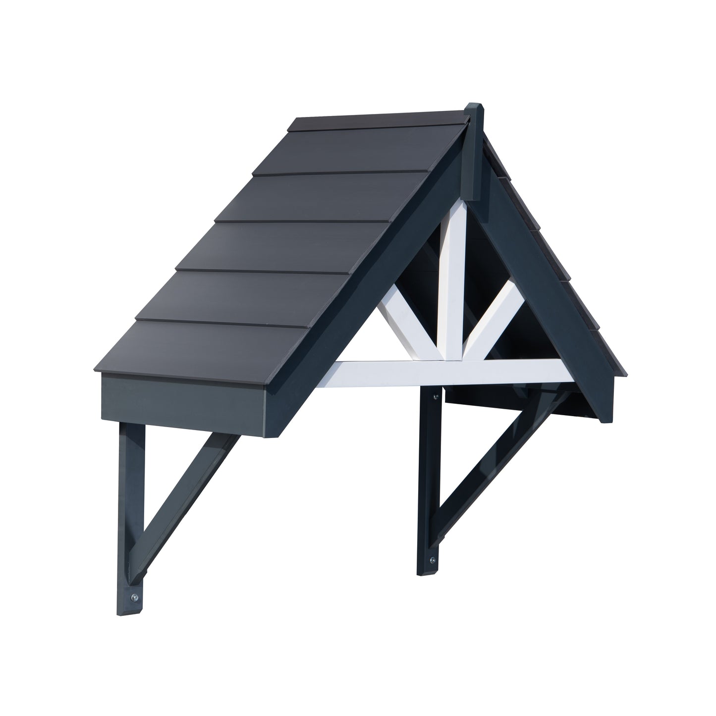 Greenhurst Deluxe Door Canopy - Grey
