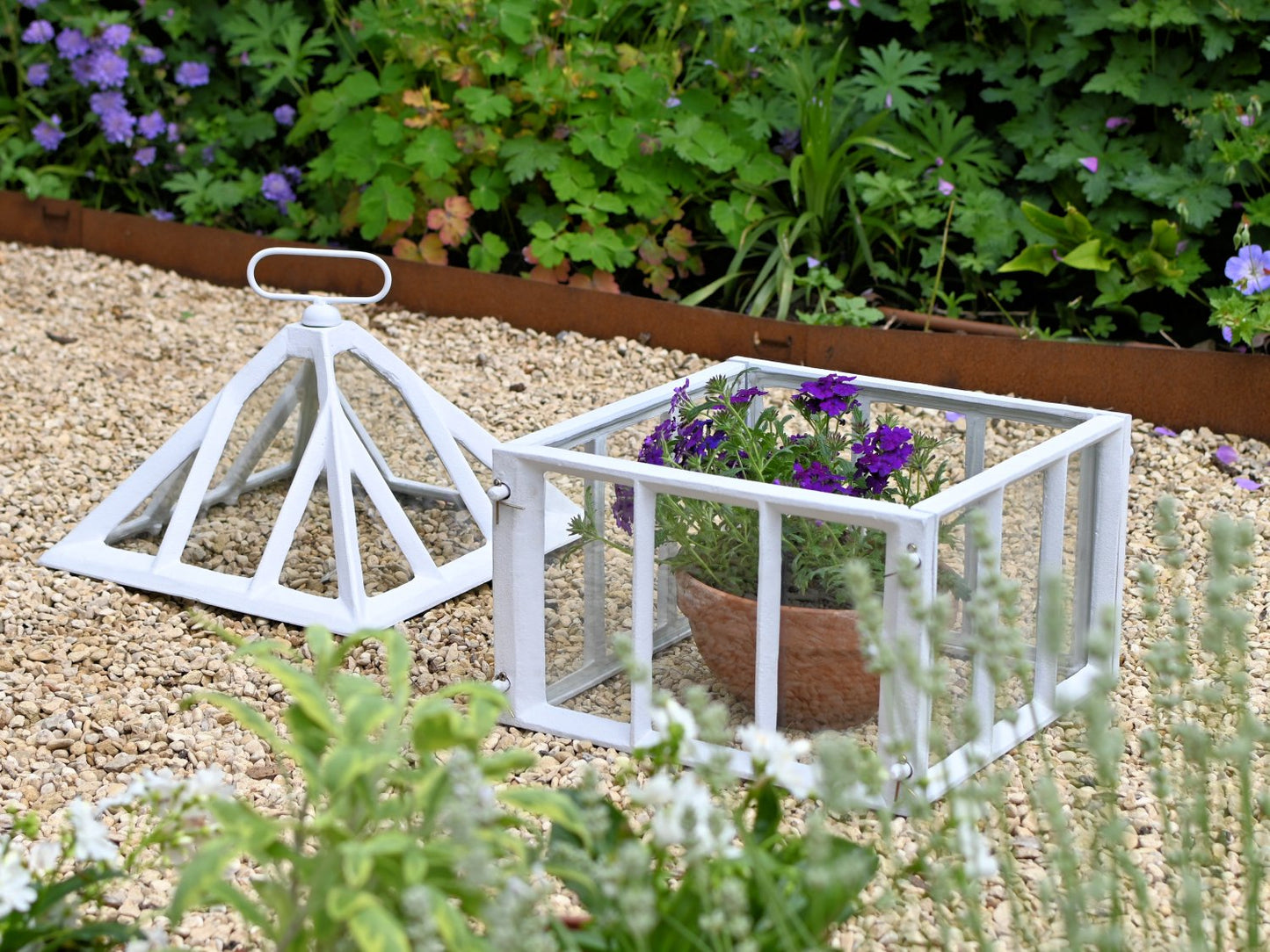 Cast Iron Garden Cloches 13''