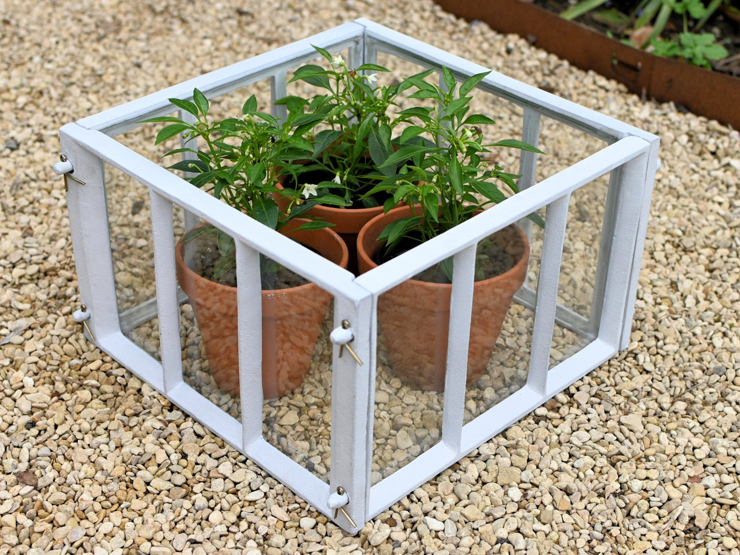 Cast Iron Garden Cloches 13''
