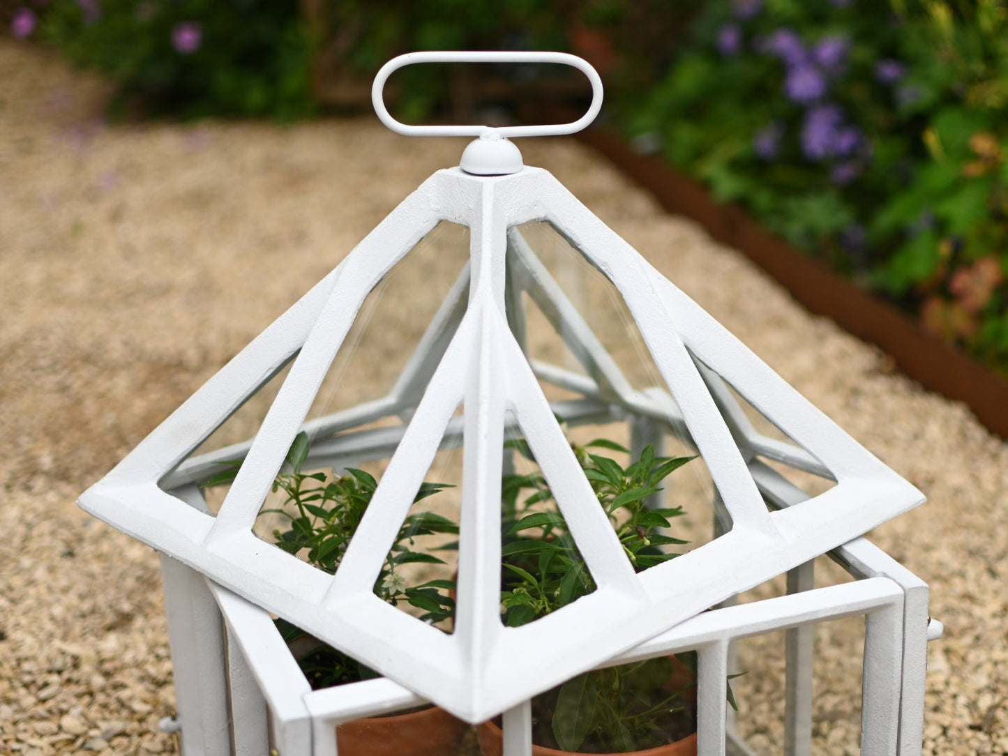 Cast Iron Garden Cloches 13''