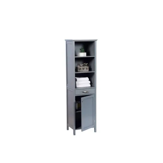 Tall Storage Cabinet - Grey