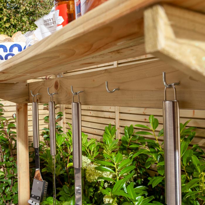 Rustic Barbecue Servery