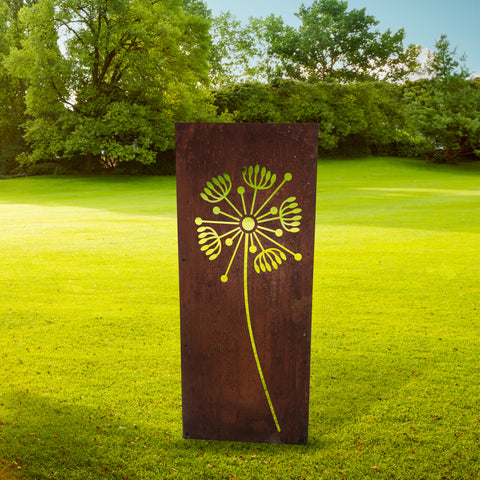 Dandelion Decorative Garden Screen - 2 Sizes - Garden Shop Online