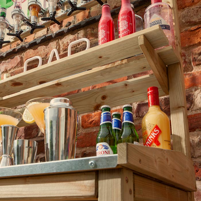 Rustic Garden Mini Bar