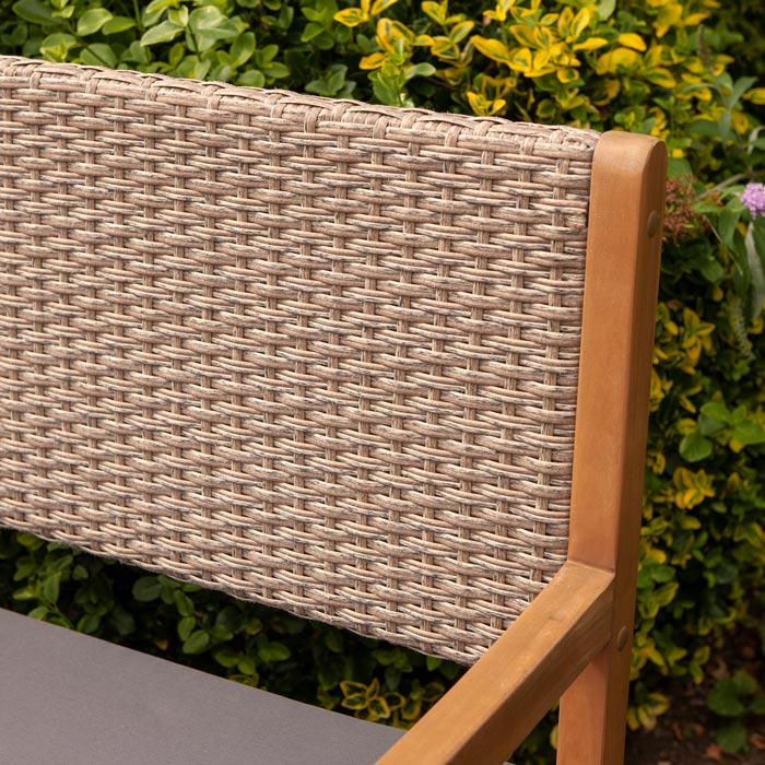Rowlinson Rattan Bench - Natural
