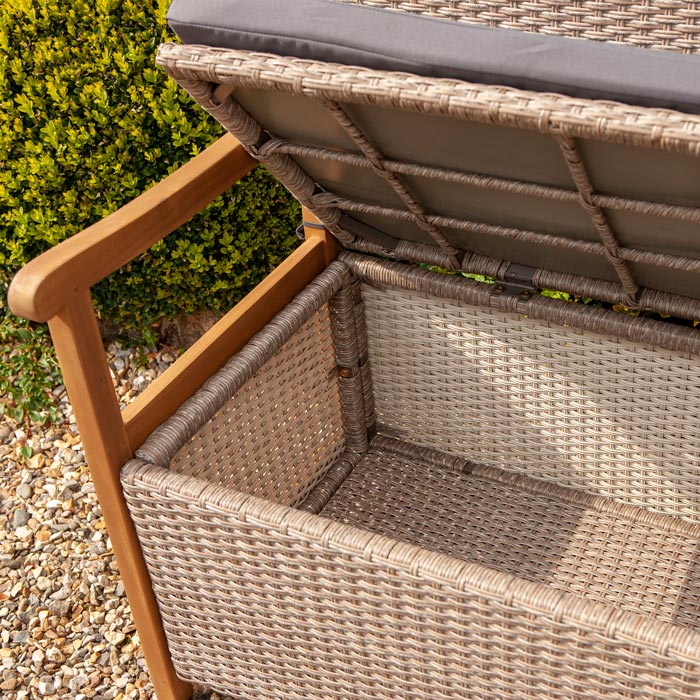 Rowlinson Rattan Bench - Natural