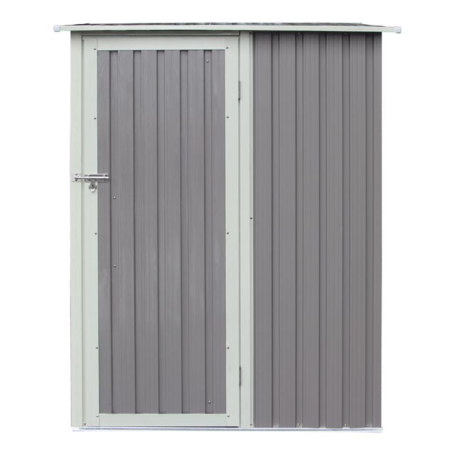 Rowlinson Trentvale 5x3 Metal Pent Shed - Light Grey