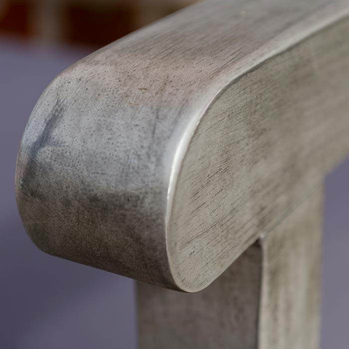 Rowlinson Alderley Rattan Storage Bench - Grey