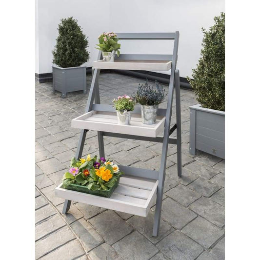 Florenity Grigio Folding Pot Shelf - Folding Pot Shelf