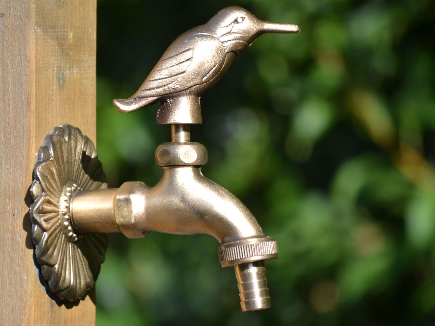 Kingfisher Ornamental Brass Garden Tap