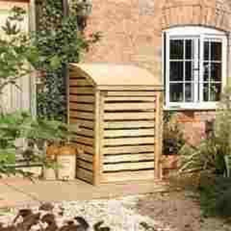 Rowlinson Single Wheelie Bin Store - Wheelie Bin Stores