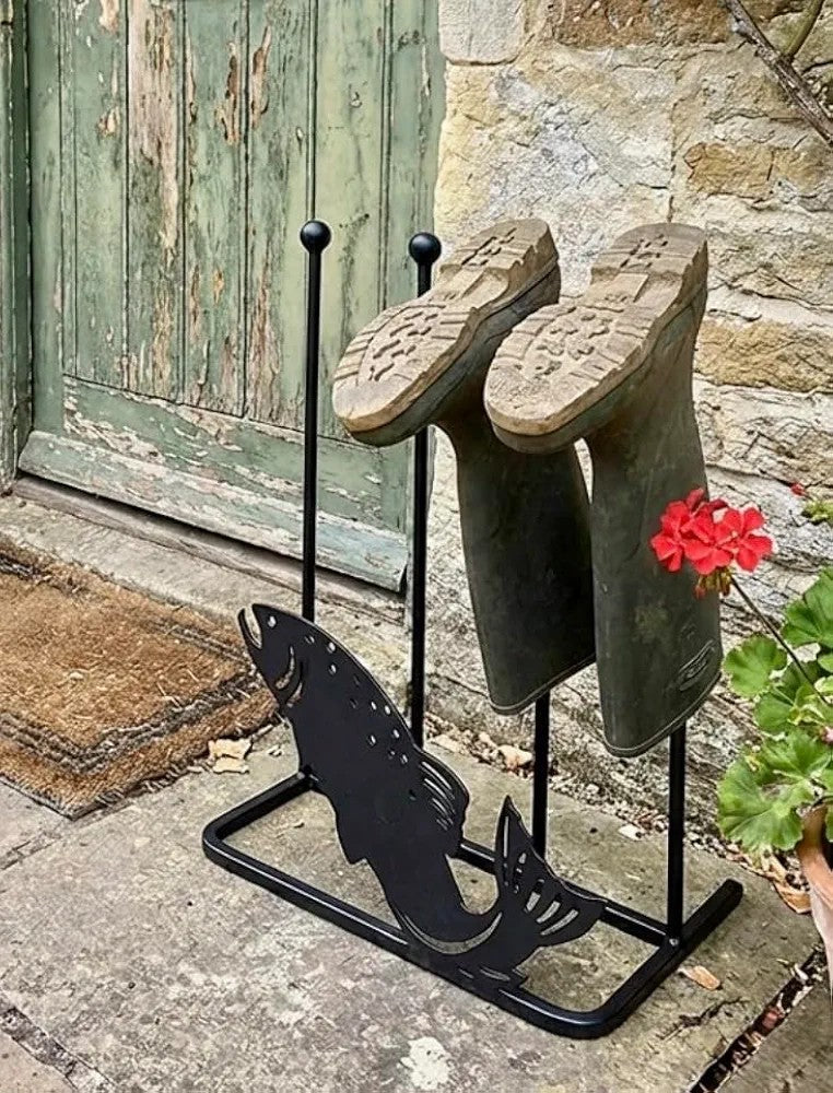 Fish 2 Pair Boot Rack