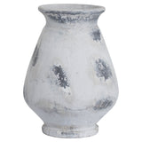 Santorini Large Antique White Vase