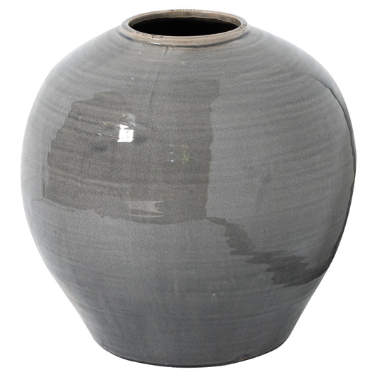 Como Grey Glazed Regola Vase - Garden Shop Online