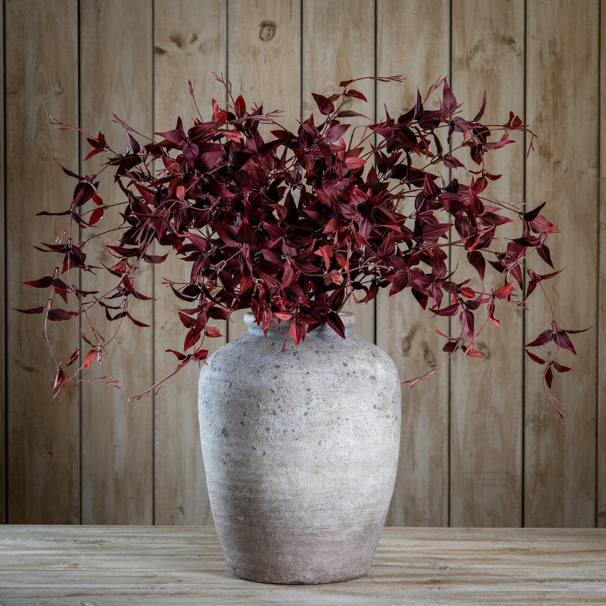 Ornamental Burgundy Leaf artificial stem