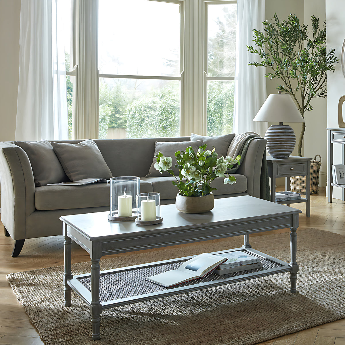 Serene One Drawer Side Table