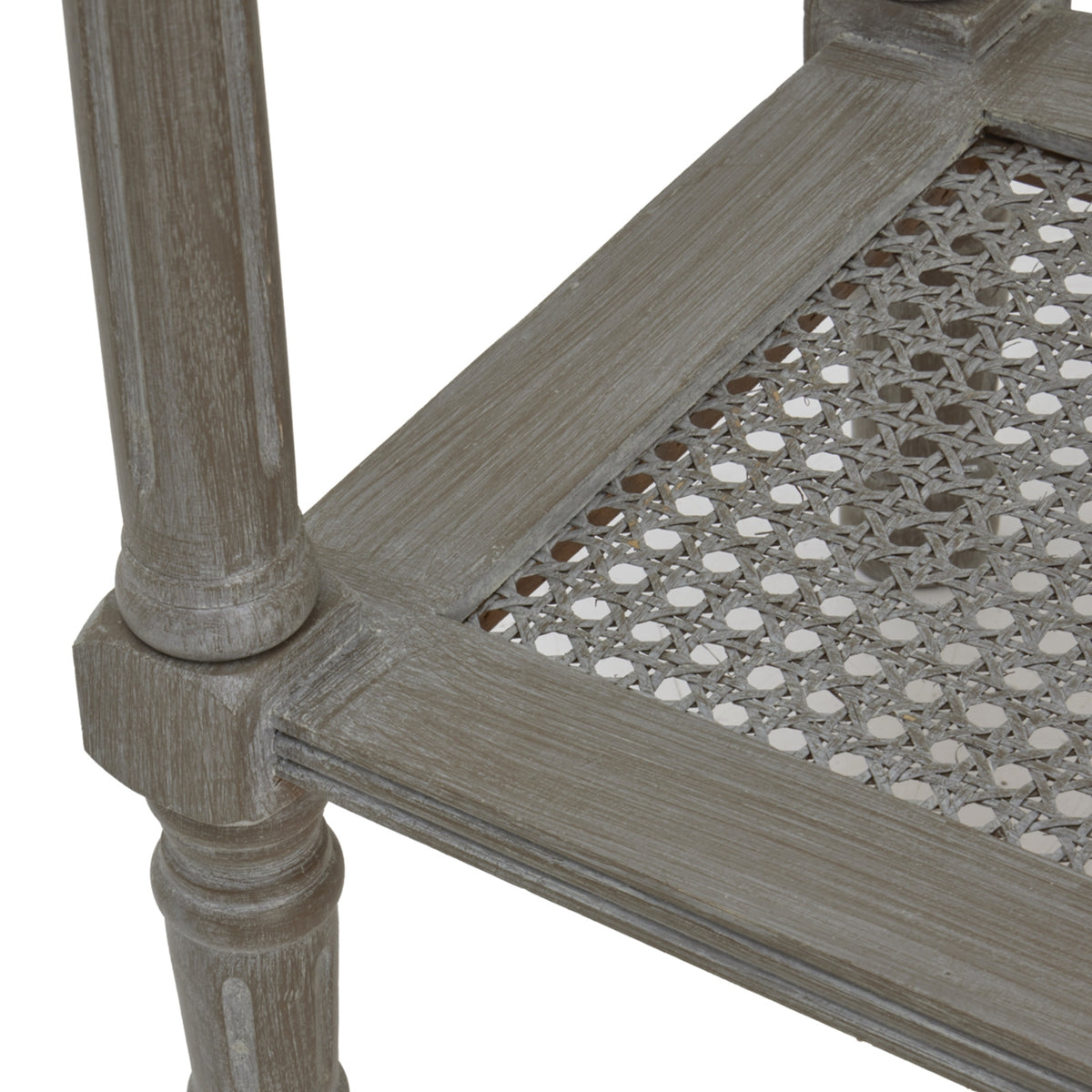 Serene Rattan Console Table