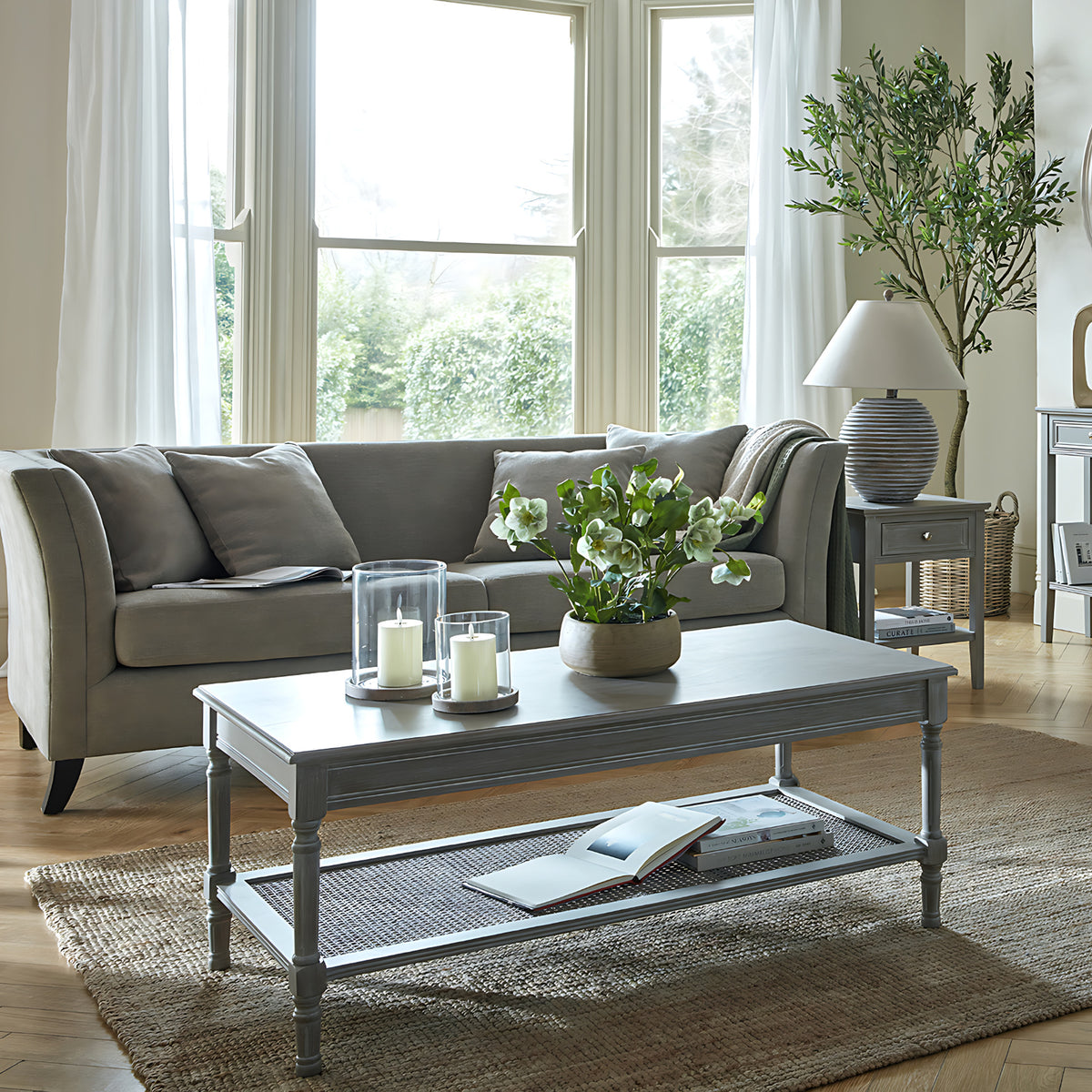 Serene Rattan Coffee Table