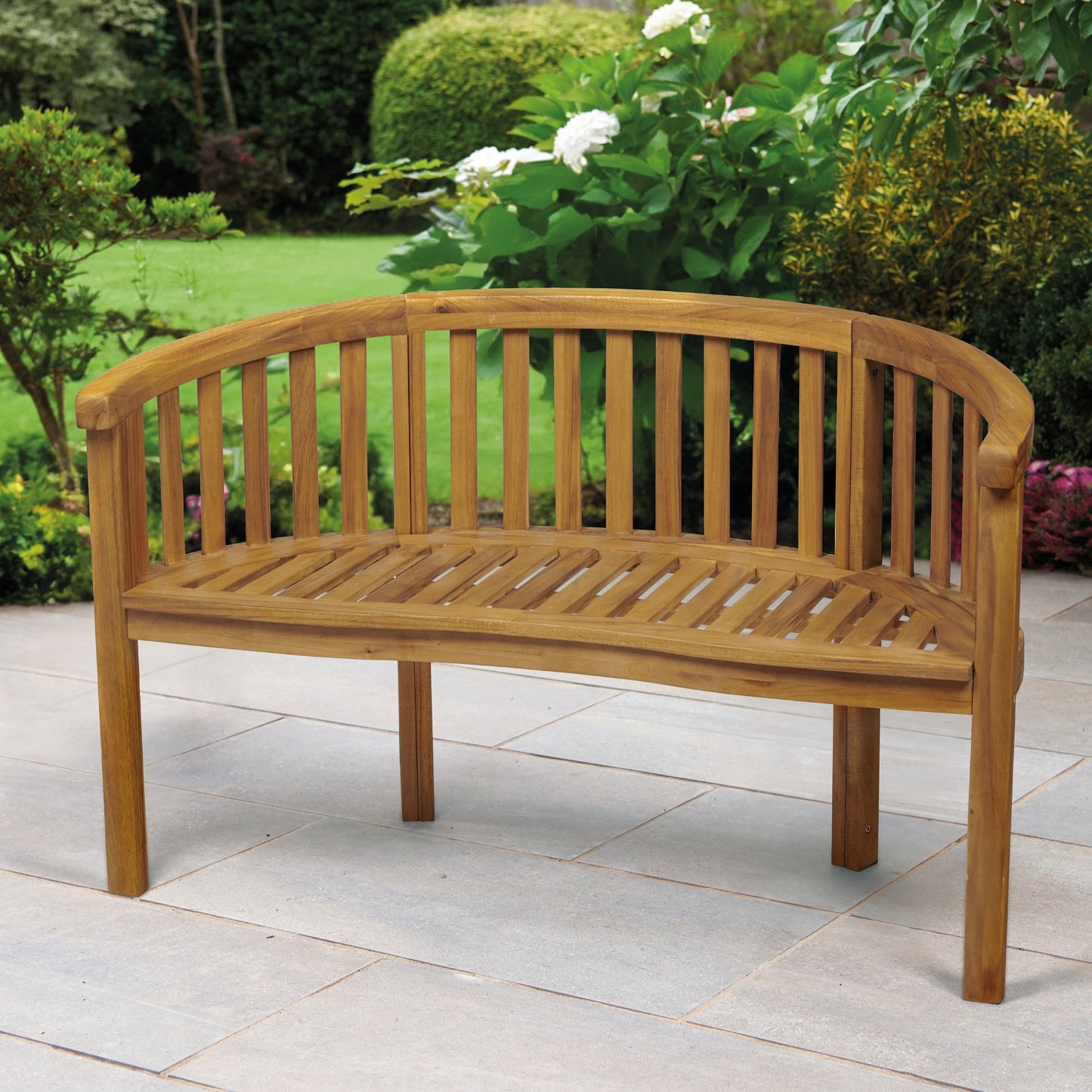 Woodfield Banana Bench - Natural