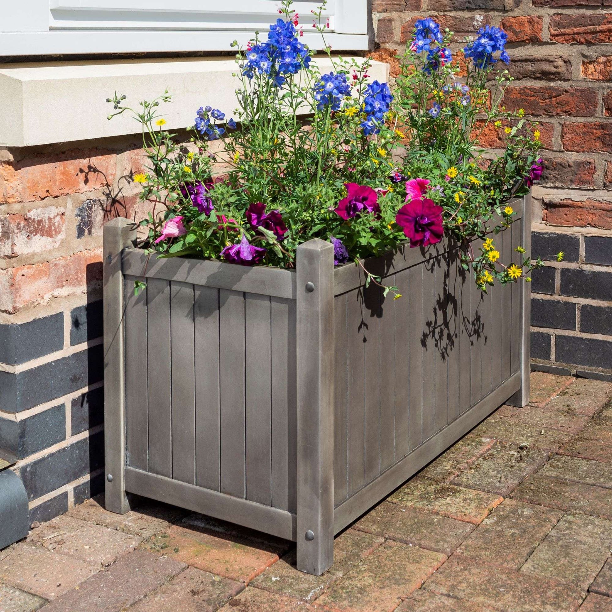 Rowlinson Alderley Rectangular Planter - Garden Shop Online