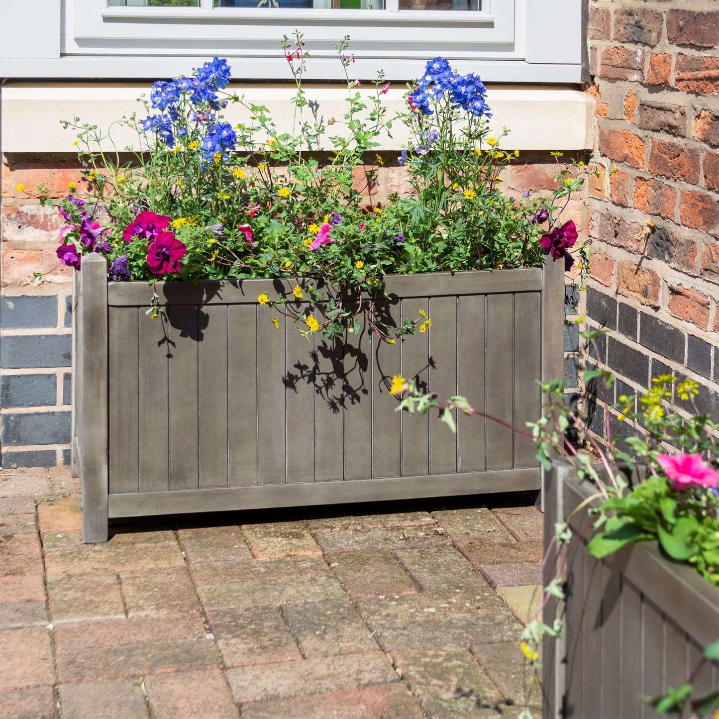 Rowlinson Alderley Rectangular Planter - Garden Shop Online