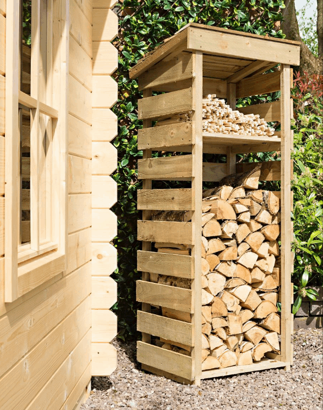 Narrow Log Store - Garden Shop Online