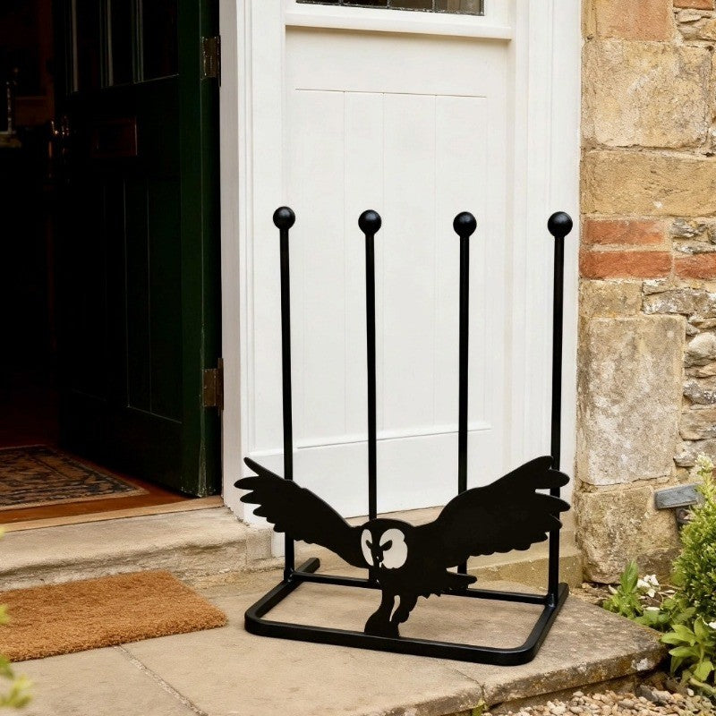 Poppy Forge Owl 2 Pair Boot Rack