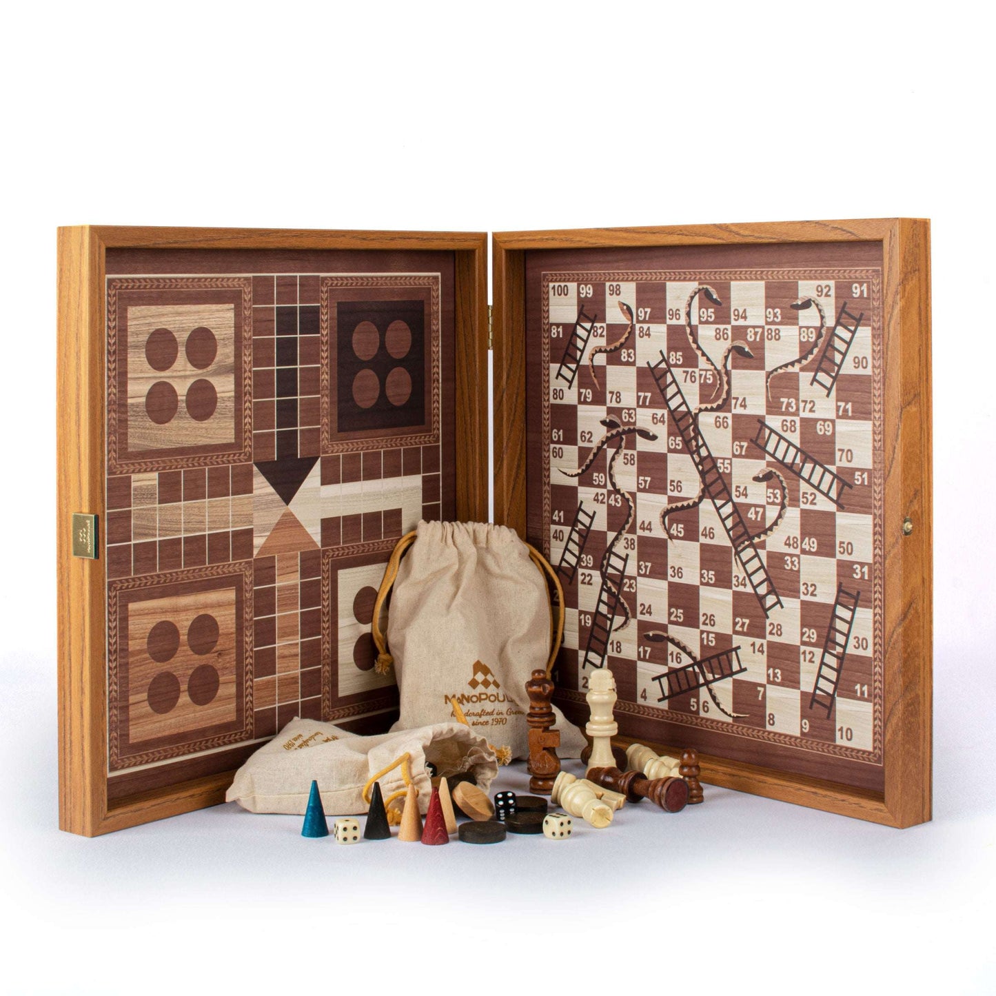 Manopoulis 4 in 1 Combo Games Set