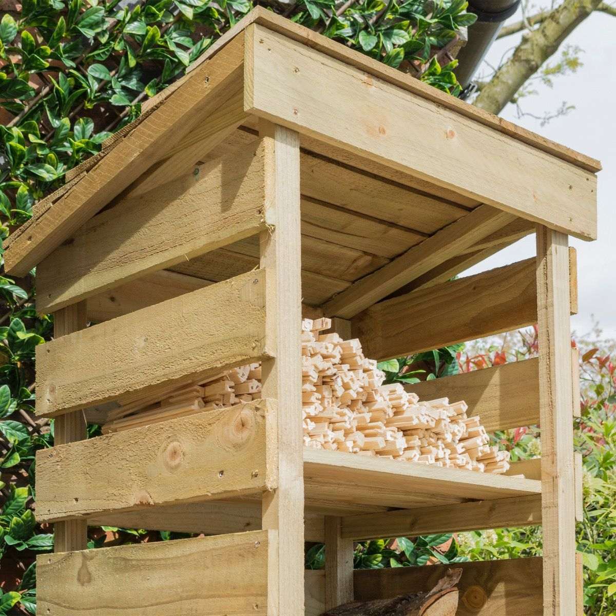 Narrow Log Store - Garden Shop Online