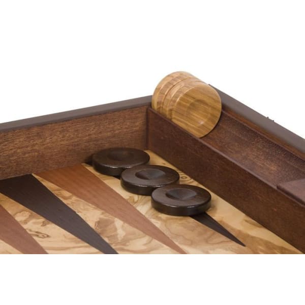 Olive Burl Backgammon Set - Indoor Games