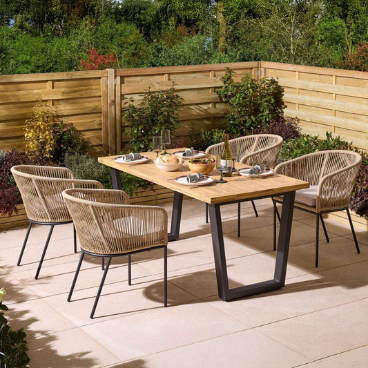 Oslo 4 Seat Dining Set - Garden Shop Online