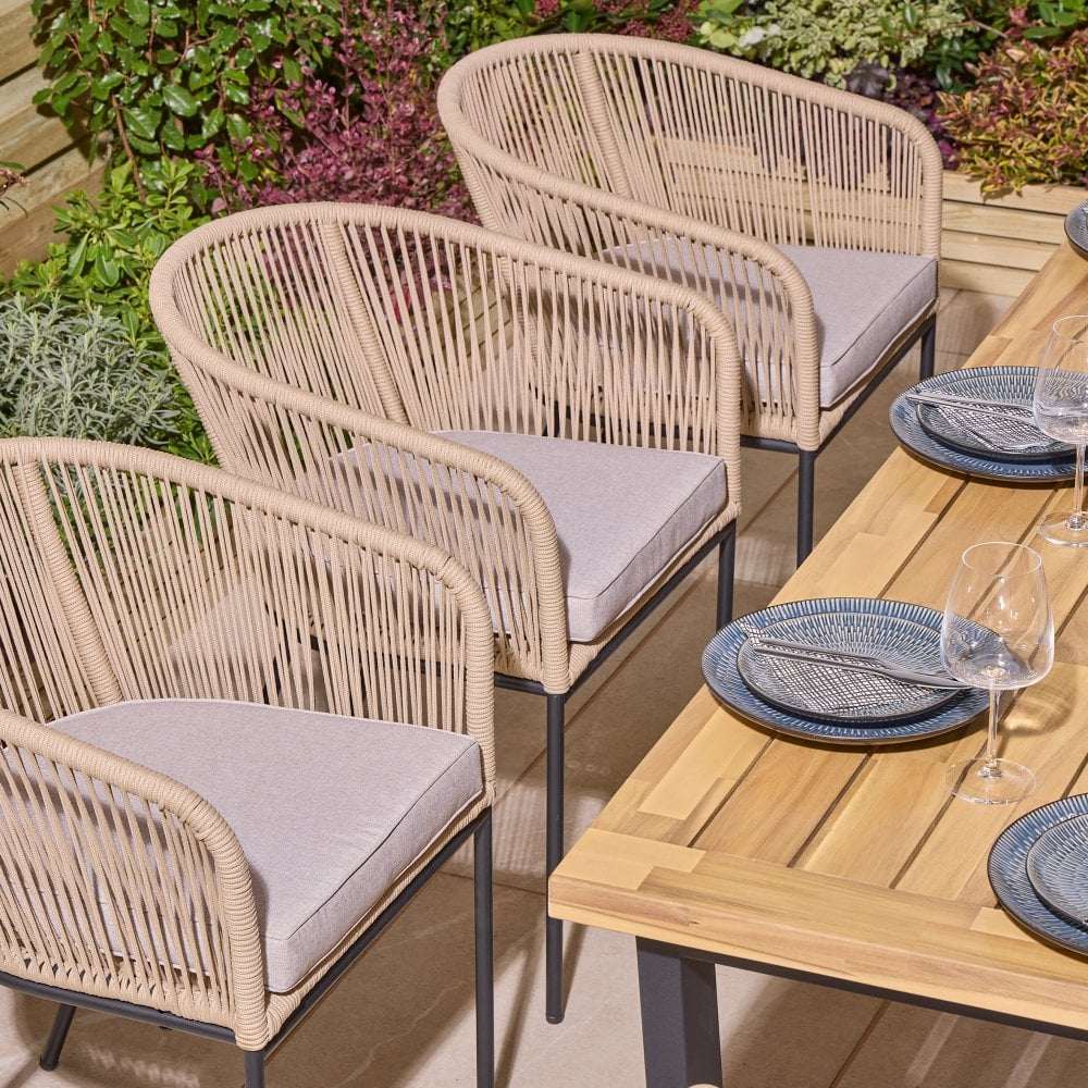 Oslo 8 Seat Dining Set - Garden Shop Online