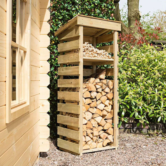 Narrow Log Store - Garden Shop Online