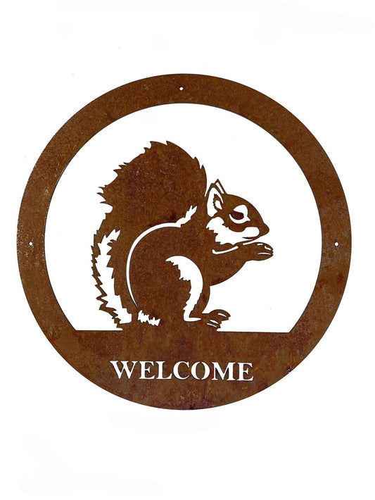 Squirrel Welcome Wall Art - Garden Shop Online