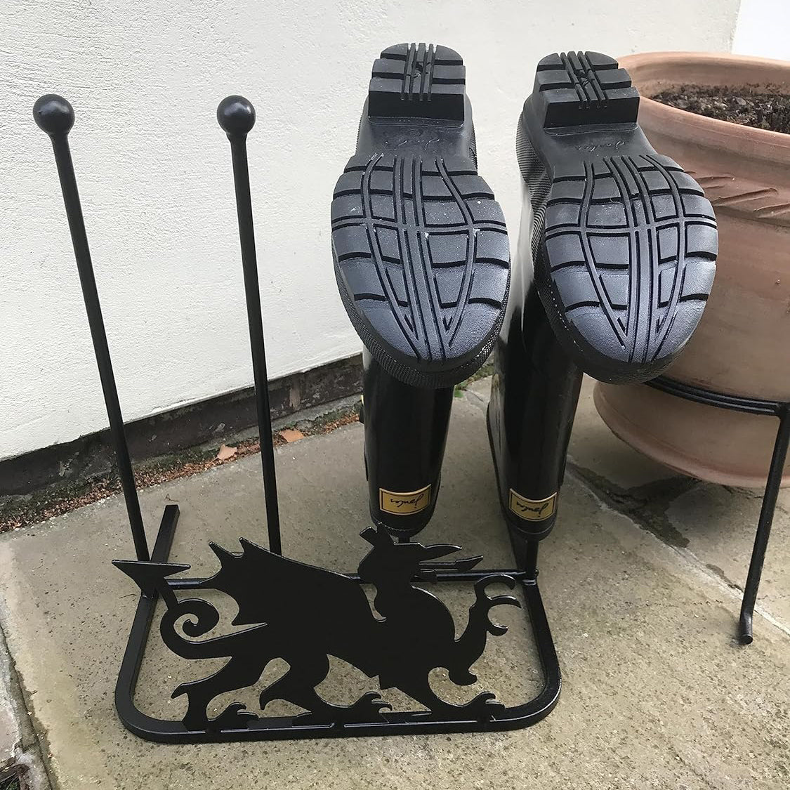 Poppy Forge Welsh Dragon 2 Pair Boot Rack