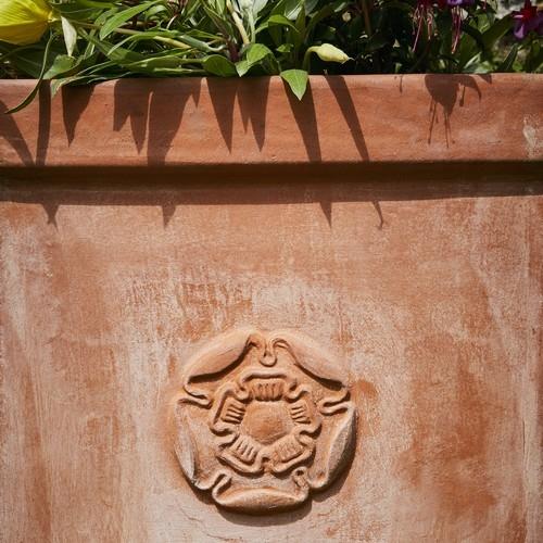 Heritage Rose Box Pot Planter