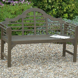 Greenhurst Lutyens Garden Bench - Woodland Grey