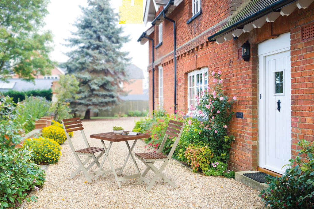 Burley Hardwood Bistro Set - 2 Tone - Garden Shop Online