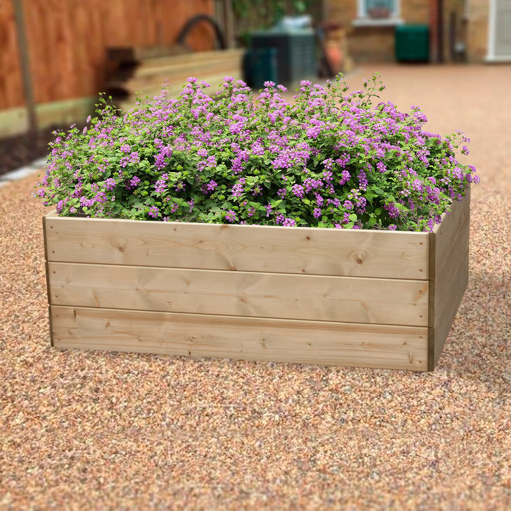 Rectangular Raised Bed 45cm High, 90 x 120cm - Garden Shop Online