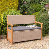 Rowlinson Rattan Bench - Natural